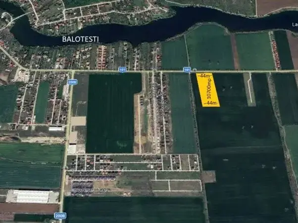 Teren de vanzare Moara Vlăsiei, Ilfov - 10700 mp intravilan, Zona Mixtă, acces DJ Balotești - imaginea 4